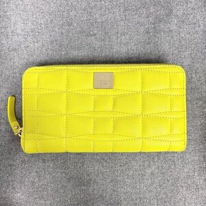 Kate Spade Yellow Quilted Wallet